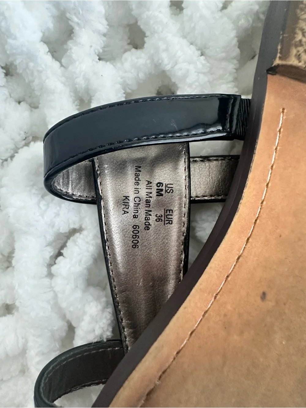Sam Edelman Black Leather Toe-Ring Slide Sandals